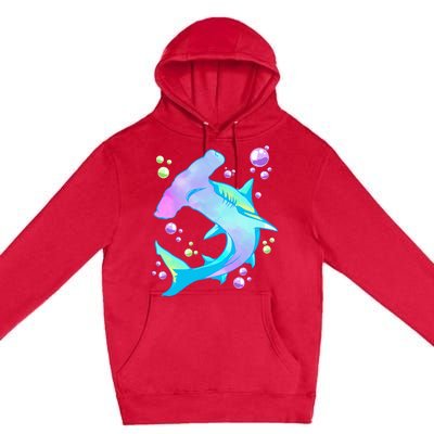 Hammerhead Shark Marine Life Gift Premium Pullover Hoodie