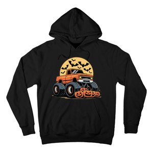 Halloween Shirts Monster Truck Pumpkins Hoodie