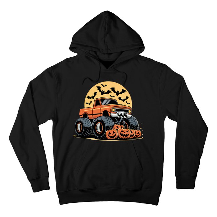 Halloween Shirts Monster Truck Pumpkins Hoodie