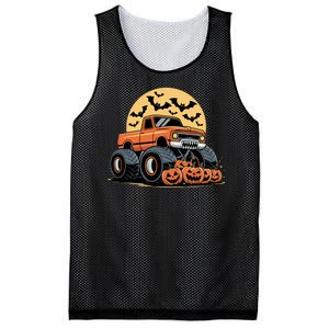 Halloween Shirts Monster Truck Pumpkins Mesh Reversible Basketball Jersey Tank