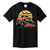 Halloween Shirts Monster Truck Pumpkins Kids T-Shirt