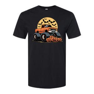 Halloween Shirts Monster Truck Pumpkins Softstyle CVC T-Shirt