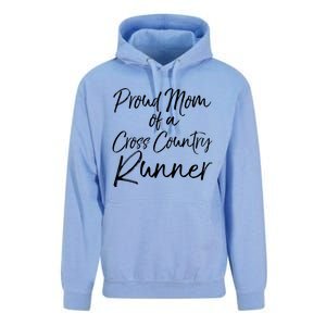 High School Mom Run Gift Proud Mom Of A Cross Country Runner Meaningful Gift Unisex Surf Hoodie