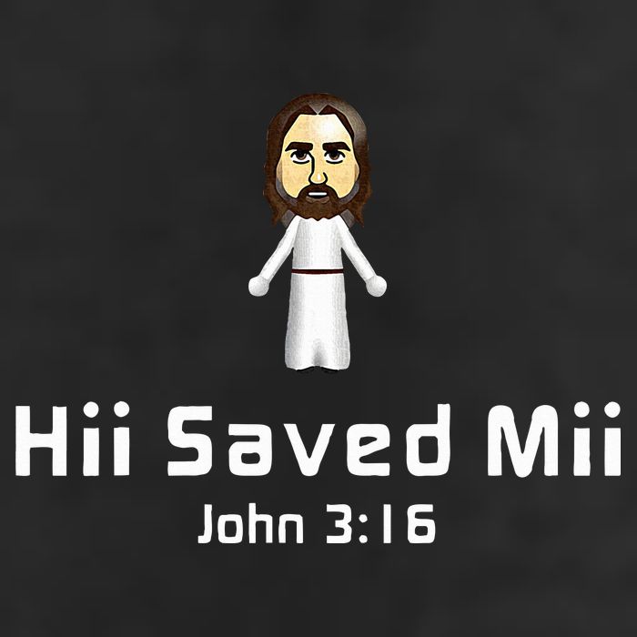 Hii Saved Mii John 316 Jesus 7 Panel Mesh Trucker Snapback Hat