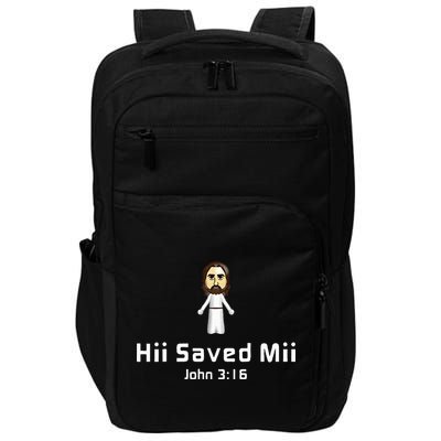 Hii Saved Mii John 316 Jesus Impact Tech Backpack