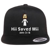 Hii Saved Mii John 316 Jesus Flat Bill Trucker Hat