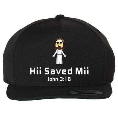Hii Saved Mii John 316 Jesus Wool Snapback Cap