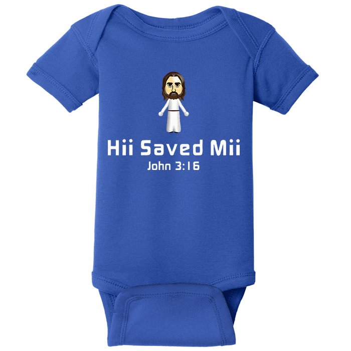 Hii Saved Mii John 316 Jesus Baby Bodysuit