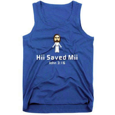 Hii Saved Mii John 316 Jesus Tank Top