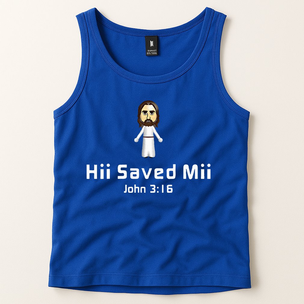 Hii Saved Mii John 316 Jesus Tank Top