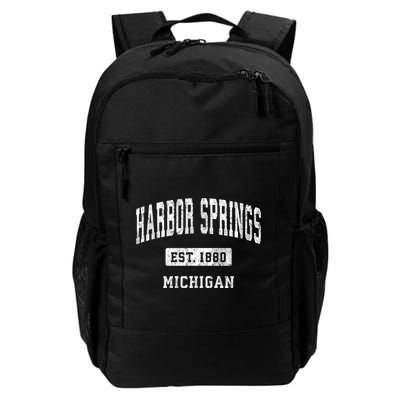 Harbor Springs Michigan Mi Vintage Established Athletic Sports Design Backpack