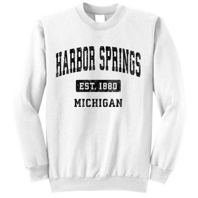 Harbor Springs Michigan Mi Vintage Established Athletic Sports Design Sweatshirt