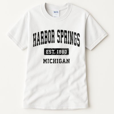 Harbor Springs Michigan Mi Vintage Established Athletic Sports Design Tall T-Shirt