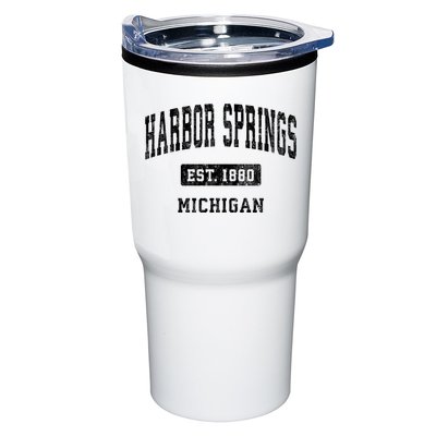 Harbor Springs Michigan Mi Vintage Established Athletic Sports Design Tumbler
