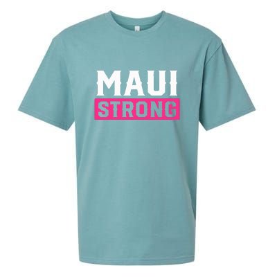 Hawaii Strong Maui Lahaina Hawaiian Islands Pray For Maui Gift Sueded Cloud Jersey T-Shirt