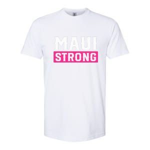 Hawaii Strong Maui Lahaina Hawaiian Islands Pray For Maui Gift Softstyle CVC T-Shirt