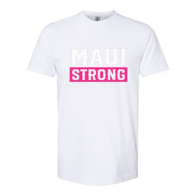 Hawaii Strong Maui Lahaina Hawaiian Islands Pray For Maui Gift Softstyle CVC T-Shirt