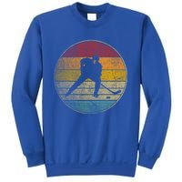 Hockey Stick Mask Puck Ice Vintage Retro 70s 80s 90s Gift Sweatshirt