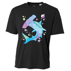 Hammerhead Shark Marine Life Gift For Cooling Performance Crew T-Shirt