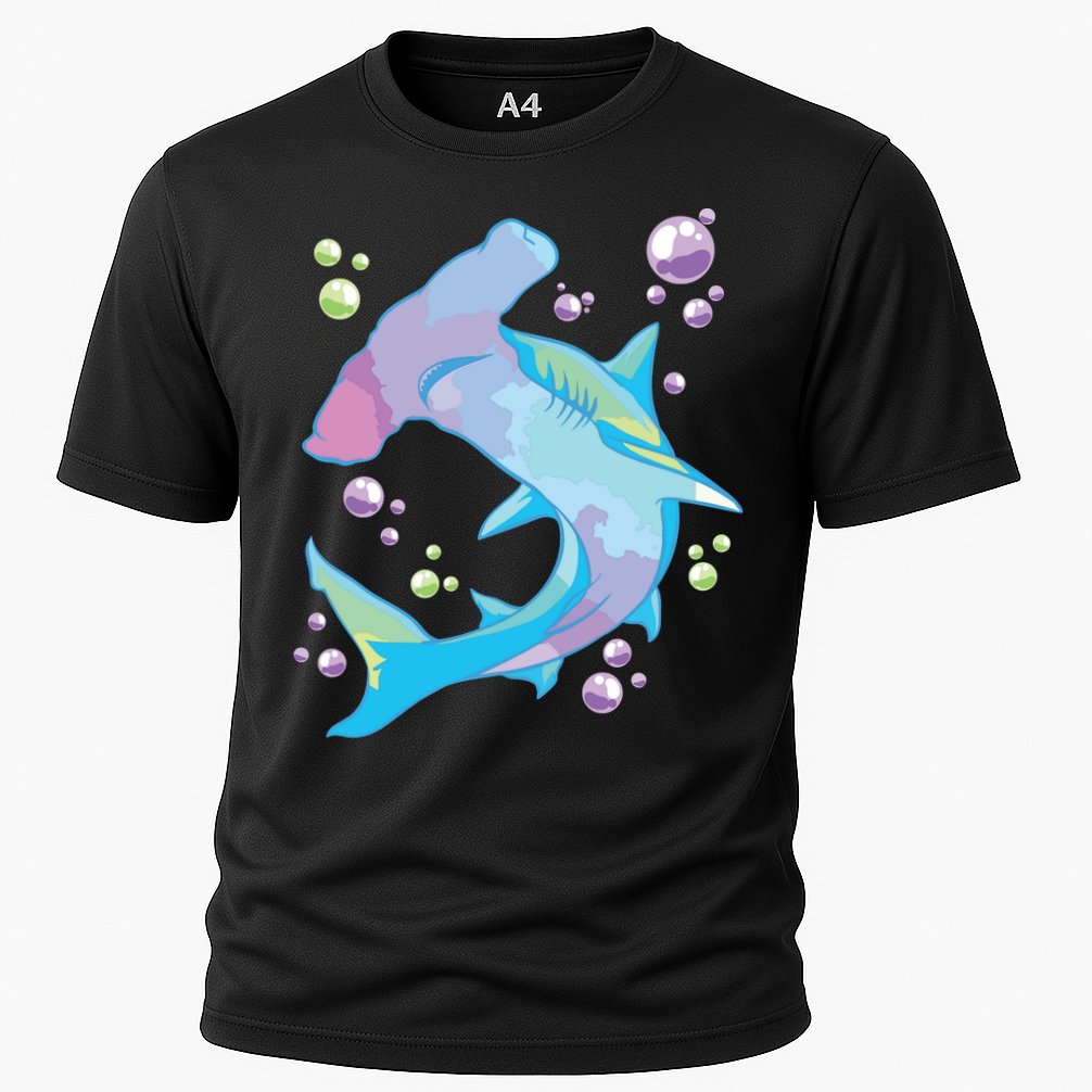 Hammerhead Shark Marine Life Gift For Cooling Performance Crew T-Shirt