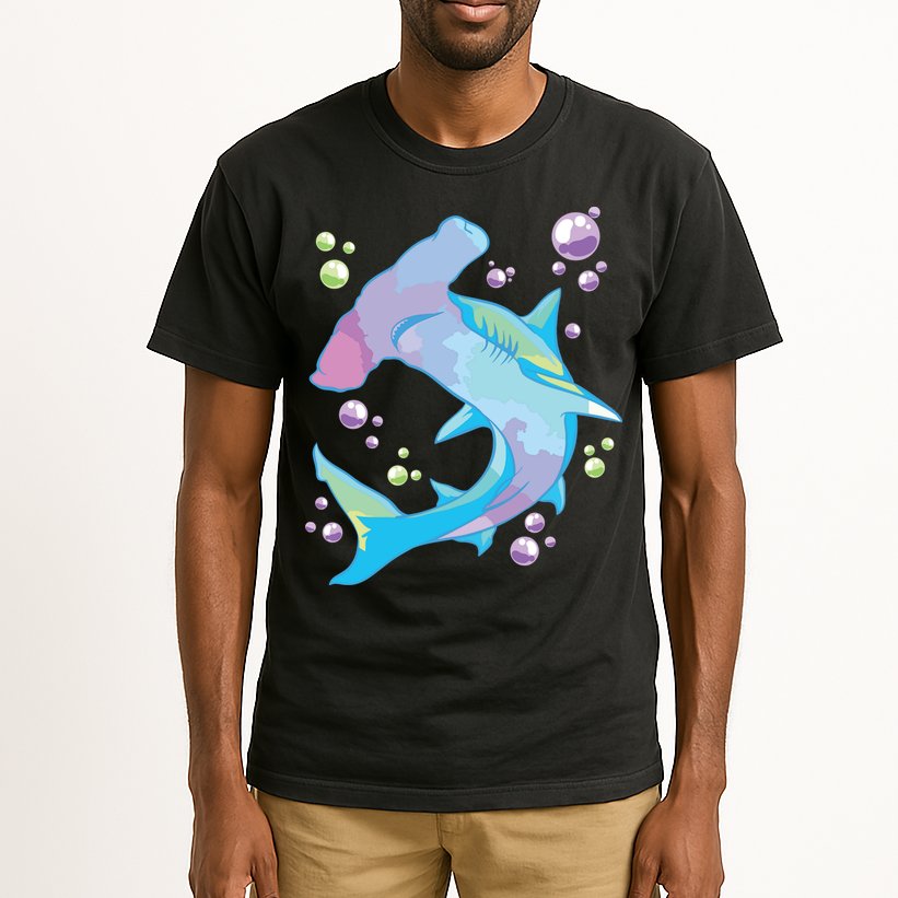 Hammerhead Shark Marine Life Gift For Tall T-Shirt