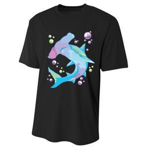 Hammerhead Shark Marine Life Gift For Performance Sprint T-Shirt