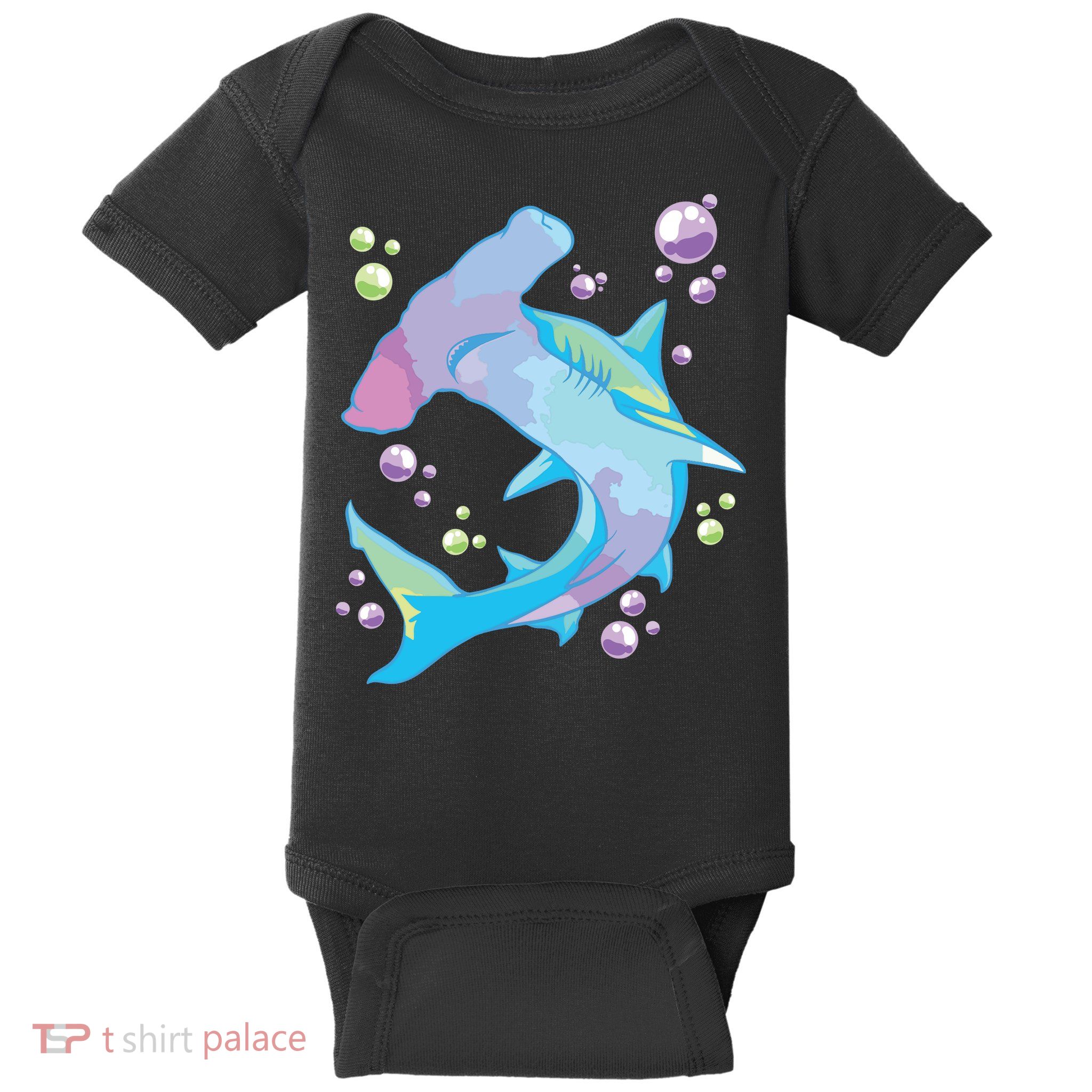 Hammerhead Shark Marine Life Gift For Baby Bodysuit