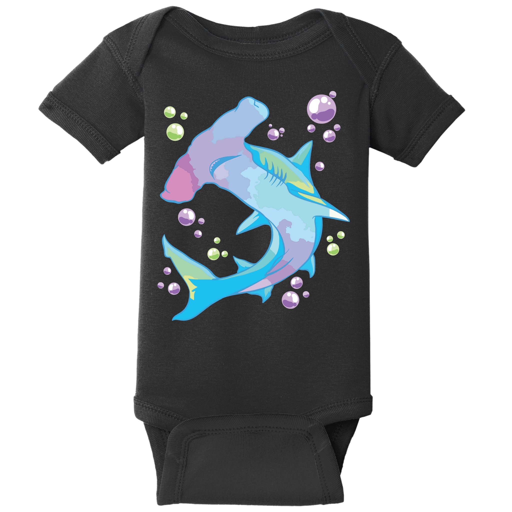 Hammerhead Shark Marine Life Gift For Baby Bodysuit