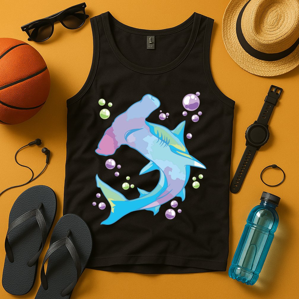 Hammerhead Shark Marine Life Gift For Tank Top