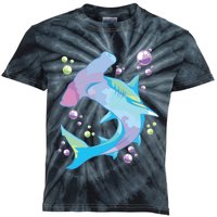 Hammerhead Shark Marine Life Gift For Kids Tie-Dye T-Shirt