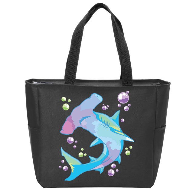 Hammerhead Shark Marine Life Gift For Zip Tote Bag
