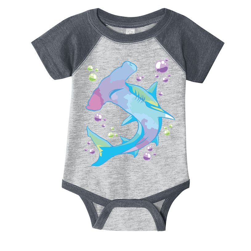 Hammerhead Shark Marine Life Gift For Infant Baby Jersey Bodysuit