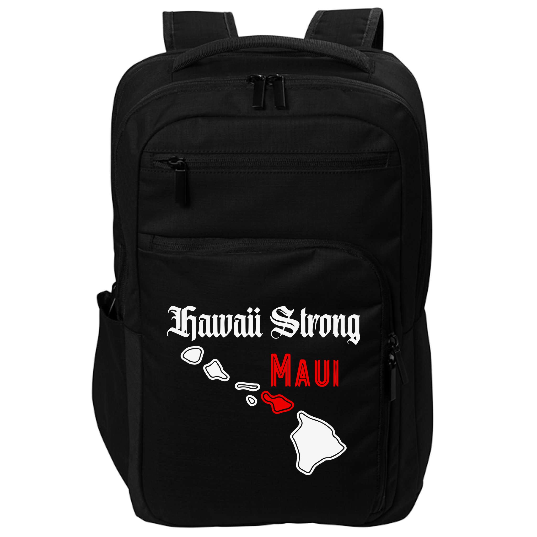 Hawaii Strong Maui Gift Impact Tech Backpack