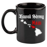 Hawaii Strong Maui Gift 11oz C Handle Ceramic Mug