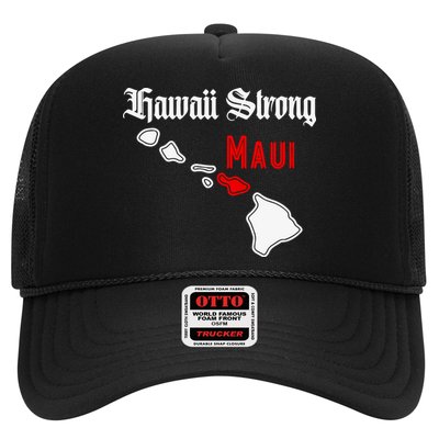 Hawaii Strong Maui Gift Trucker Hat