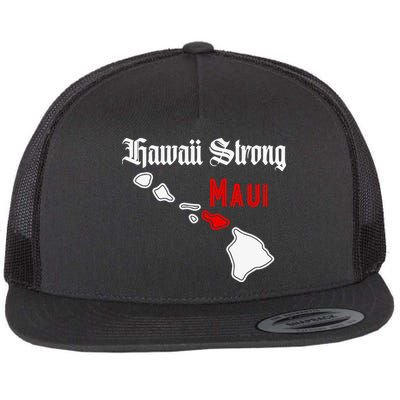 Hawaii Strong Maui Gift Flatbill Hat
