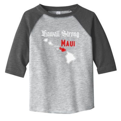 Hawaii Strong Maui Gift Toddler Fine Jersey T-Shirt