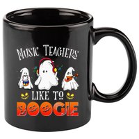 Halloween School Marching Band Music Teachers Like To Boogie 11oz C Handle Ceramic Mug