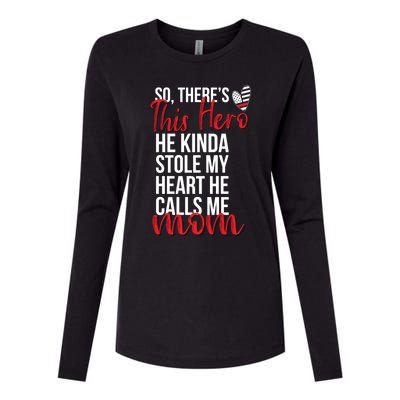 He Stole My Heart Firefighter Mom Of A Fire Gift Womens Cotton Relaxed Long Sleeve T-Shirt