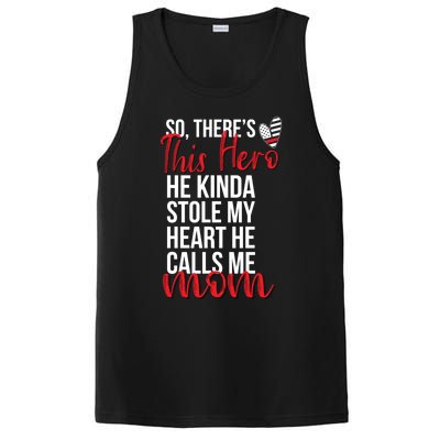 He Stole My Heart Firefighter Mom Of A Fire Gift PosiCharge Competitor Tank