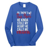 He Stole My Heart Firefighter Mom Of A Fire Gift Long Sleeve Shirt