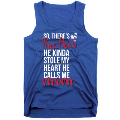 He Stole My Heart Firefighter Mom Of A Fire Gift Tank Top