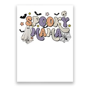 Halloween Spooky Mama Ghost Skeleton Spooky Vibe Poster