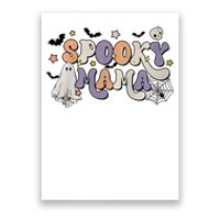 Halloween Spooky Mama Ghost Skeleton Spooky Vibe Poster