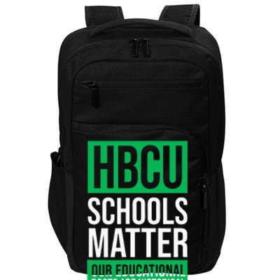 HBCU Schools Matter Historically Black College Pink & Green Impact Tech Backpack