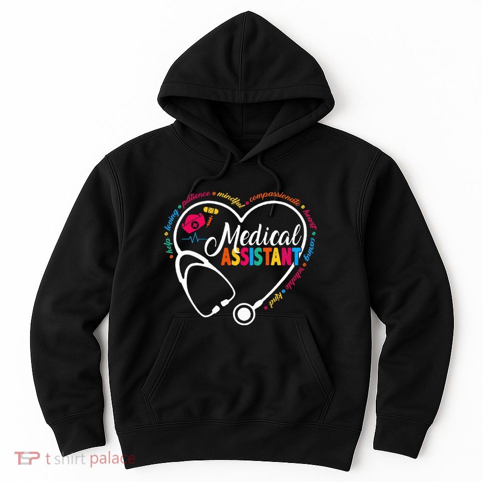 Heart Stethoscope Medical Assistant Hoodie