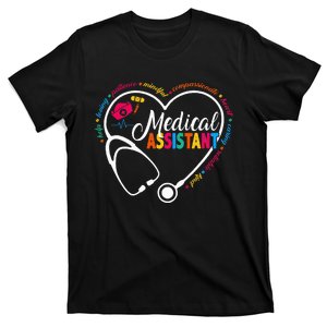 Heart Stethoscope Medical Assistant T-Shirt