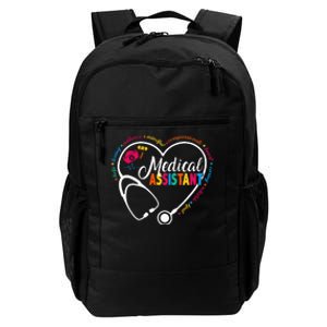 Heart Stethoscope Medical Assistant Daily Commute Backpack