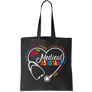 Heart Stethoscope Medical Assistant Tote Bag