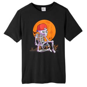 Halloween Shirt Men Boys Gamer Gaming Skeleton Tall Fusion ChromaSoft Performance T-Shirt